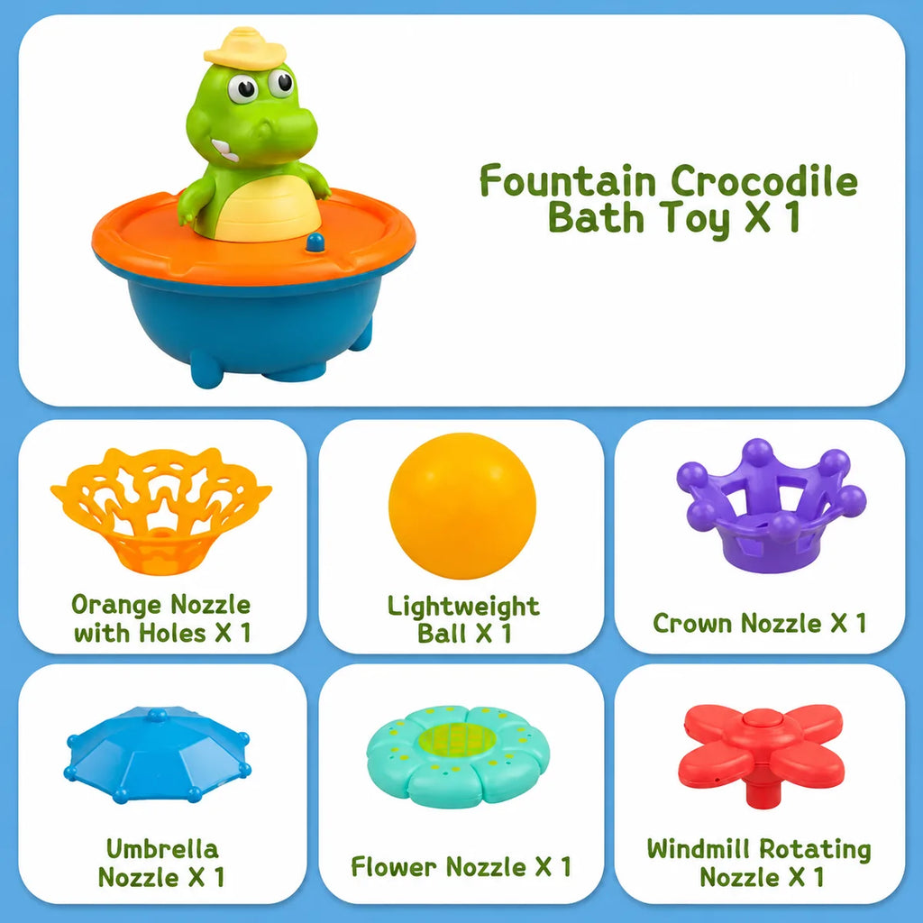 Splashy Crocodile Water Fountain
