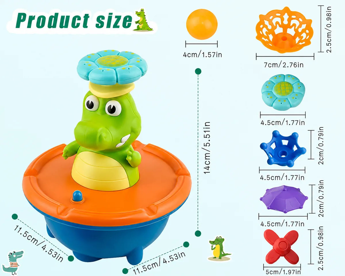 Splashy Crocodile Water Fountain