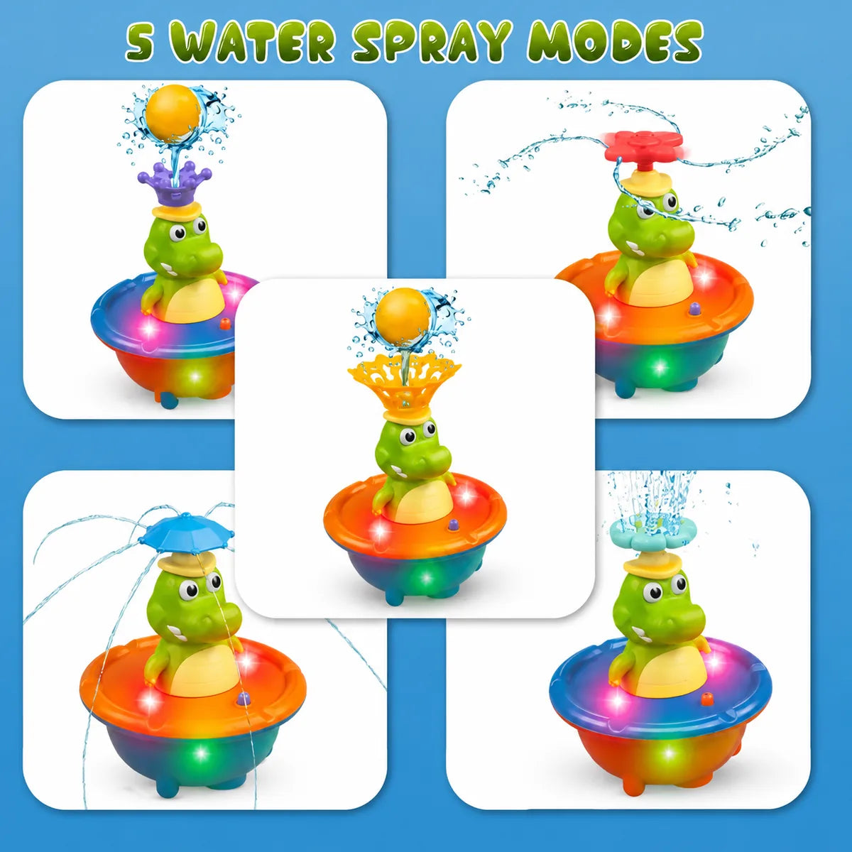 Splashy Crocodile Water Fountain